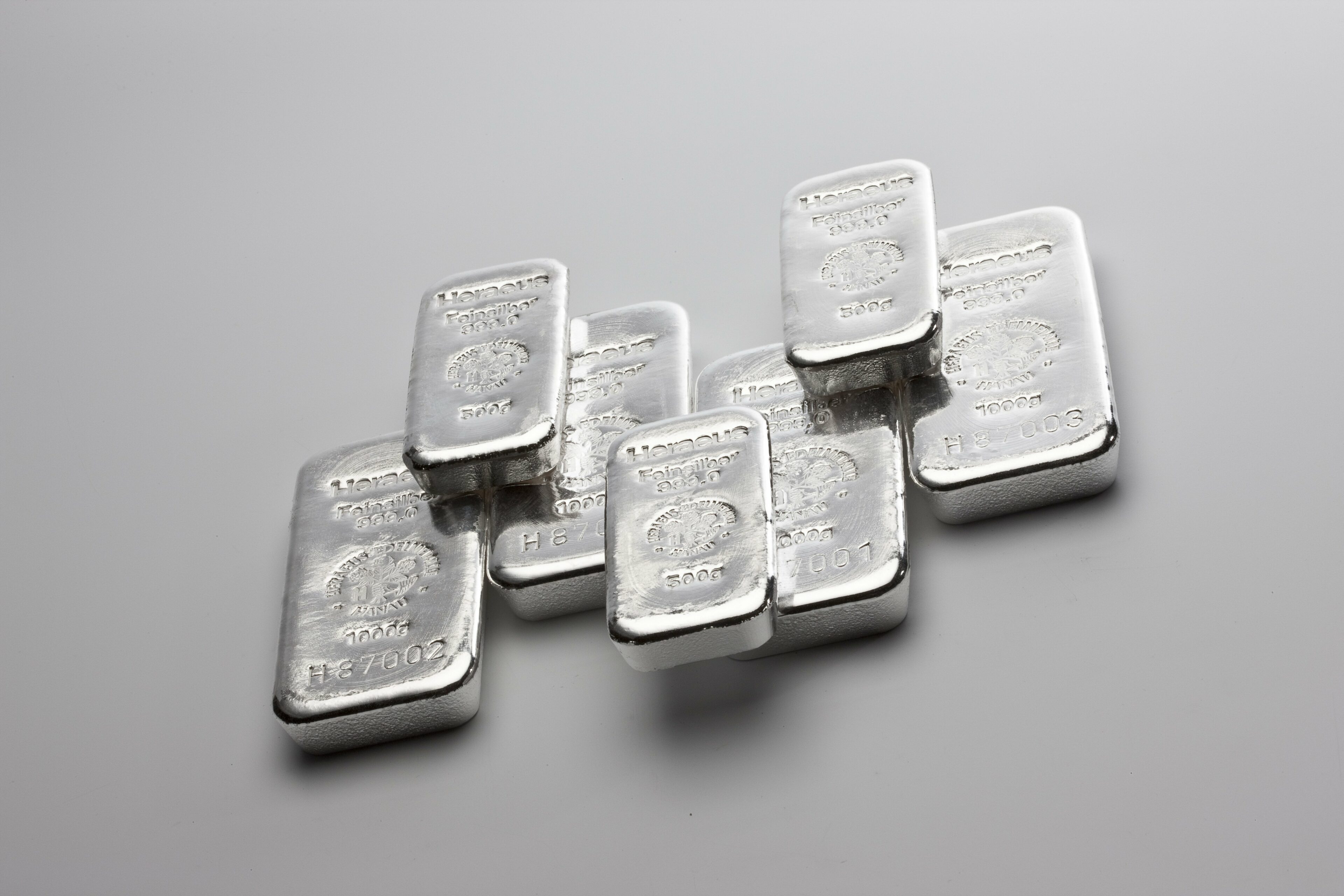 zilver kopen in de vorm van zilverbaren Heraeus