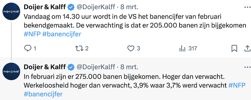 Banencijfer VS beter dan verwacht maar werkeloosheid stijgt